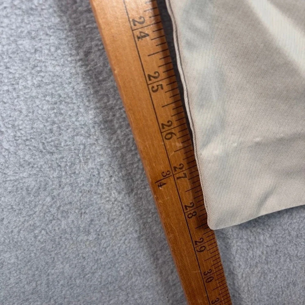 Tommy Bahama Silk Cotton Pants Mens 30x30 Khaki Tan Solid Straight Leg Chino
